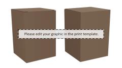 Vlastní kraft kartonová krabice