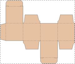 Vlastní kraft kartonová krabice