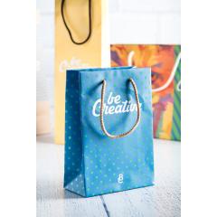 Malá papírová nákupní taška na zakázku CreaShop S