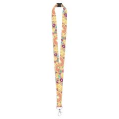 lanyard na zakázku se sublimačním potiskem a s bezpečnostní přezkou Subyard A Safe