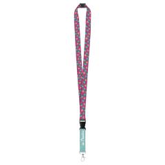 Lanyard na zakázku se sublimačním potiskem a s bezpečnostní přezkou Subyard C Safe