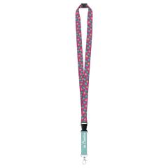 Lanyard na zakázku se sublimačním potiskem a s bezpečnostní přezkou Subyard C Safe