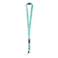 Lanyard na zakázku se sublimačním potiskem a s bezpečnostní přezkou Subyard D Safe