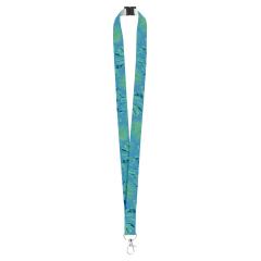 lanyard na zak&aacute;zku se sublimačn&iacute;m potiskem a s bezpečnostn&iacute; přezkou Subyard Zero Safe