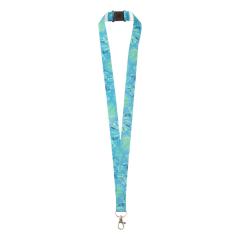 Lanyard na zakázku se sublimačním potiskem a s bezpečnostní přezkou Subyard Zero Safe