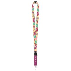 Lanyard na zakázku se sublimačním potiskem a s bezpečnostní přezkou Subyard USB Safe