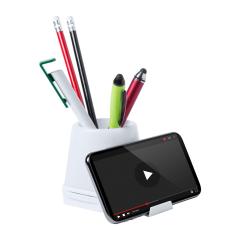 Stojánek na pera s USB hubem Lumeo