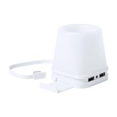 Stojánek na pera s USB hubem Lumeo