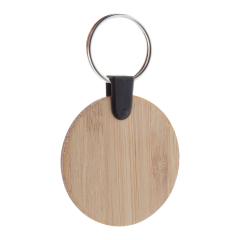 kulat&yacute; př&iacute;vě&scaron;ek na kl&iacute;če z bambusu Bambry