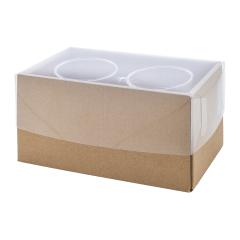 Skleněná sada šálků na espresso Mocaboo