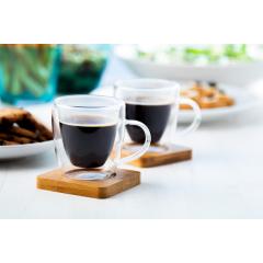 Skleněná sada šálků na espresso Mocaboo