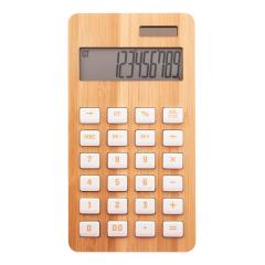 kalkulačka z bambusu BooCalc