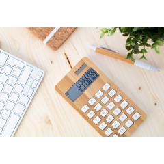 Kalkulačka z bambusu BooCalc
