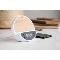 Bezdrátová nabíječka s budíkem Rabolarm