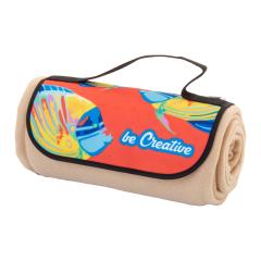 RPET fleecov&aacute; deka na zak&aacute;zku Reporta