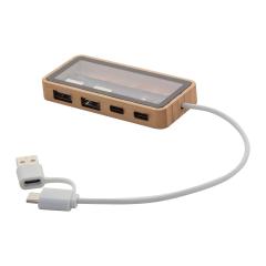 průhledn&yacute; USB hub SeeHub