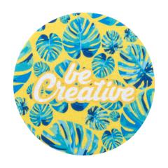 RPET plstěný podtácek, kruh CreaFelt Drink Plus