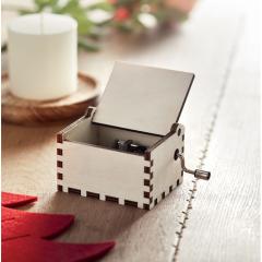 Dřevěná vánoční hrací skříňka BOXMAS