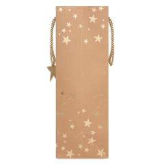 Dárková vánoční taška z kraftu SPARKLE