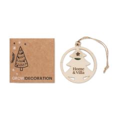 Dřevěná ozdoba, stromek ARSEED