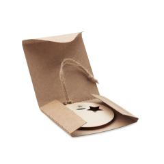 Dřevěná ozdoba, koule ROSEED