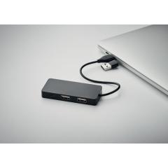 USB rozbočovač s 20cm kabelem HUB-C