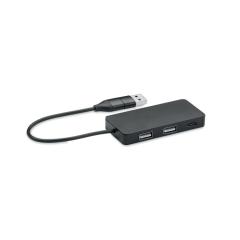 USB rozbočovač s 20cm kabelem HUB-C