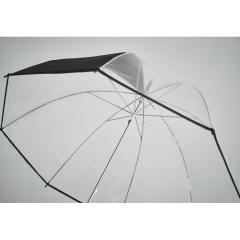⌀102cm/23″ průhledný deštník se zahnutou rukojetí. GOTA
