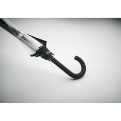 ⌀102cm/23″ průhledný deštník se zahnutou rukojetí. GOTA