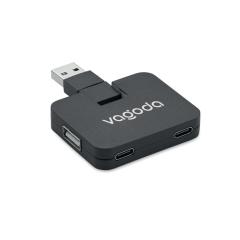 4portový USB rozbočovač SQUARE-C