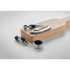 Sada na víno ve tvaru láhve VINOVAULT SET
