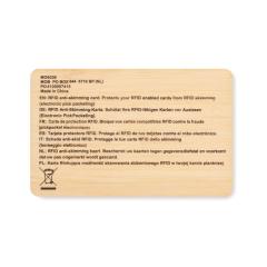 RFID bambusová karta CUSTOS +