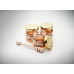 Sada 3 sklenic medu BEEBEE SET