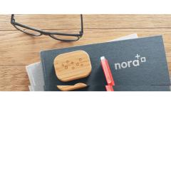 Sluchátka TWS v bambus. obalu JAZZ BAMBOO