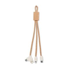 Nabíjecí kabel 3v1 v korku CABIE