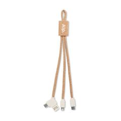 Nabíjecí kabel 3v1 v korku CABIE