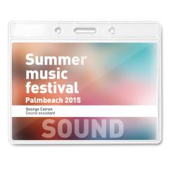 Transparentní placka BADGY