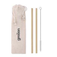 Bambusové brčko s kartáčkem NATURAL STRAW