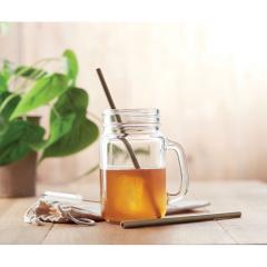 Bambusové brčko s kartáčkem NATURAL STRAW