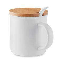 Porcelánový hrnek se lžičkou KENYA