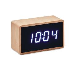 Budík v bambusovém krytu MIRI CLOCK