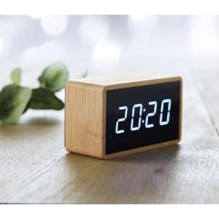 Budík v bambusovém krytu MIRI CLOCK