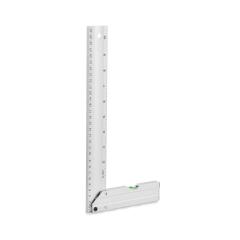 Hliníkový úhelník a pravítko 30 cm MEJURE