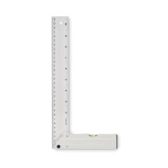 Hliníkový úhelník a pravítko 30 cm MEJURE