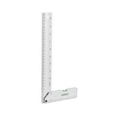 Hliníkový úhelník a pravítko 30 cm MEJURE