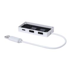 průhledn&yacute; USB hub Brante