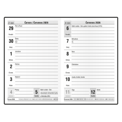  Týdenní diář - Gustav - PVC - bordó