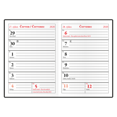  Týdenní diář - Ladislav - PVC - modrá