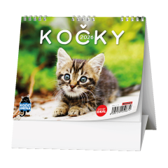  Stolní kalendář - IDEÁL - Kočky /s kočičími jmény/