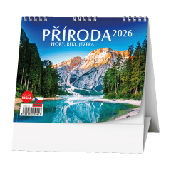  Stolní kalendář - IDEÁL - Příroda, hory, řeky, jezera…